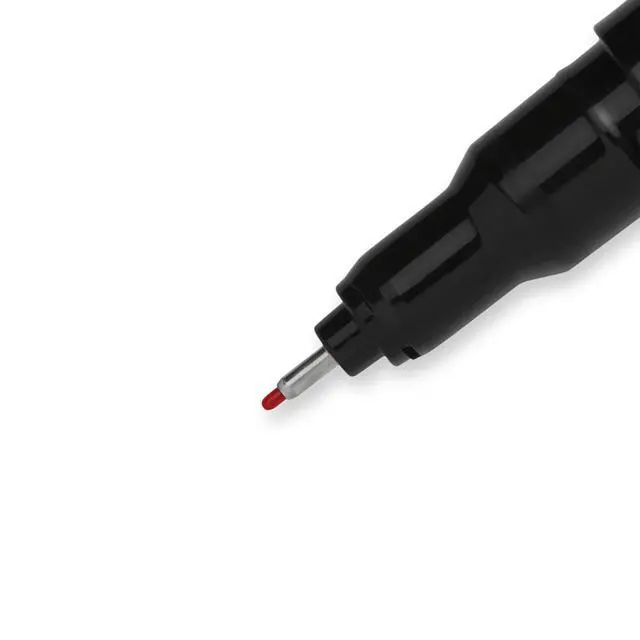 Alt view image 2 of 6 - Felt Tip Pens, Fine Point (0.4mm), Red, 12 Count (Pack of 12)