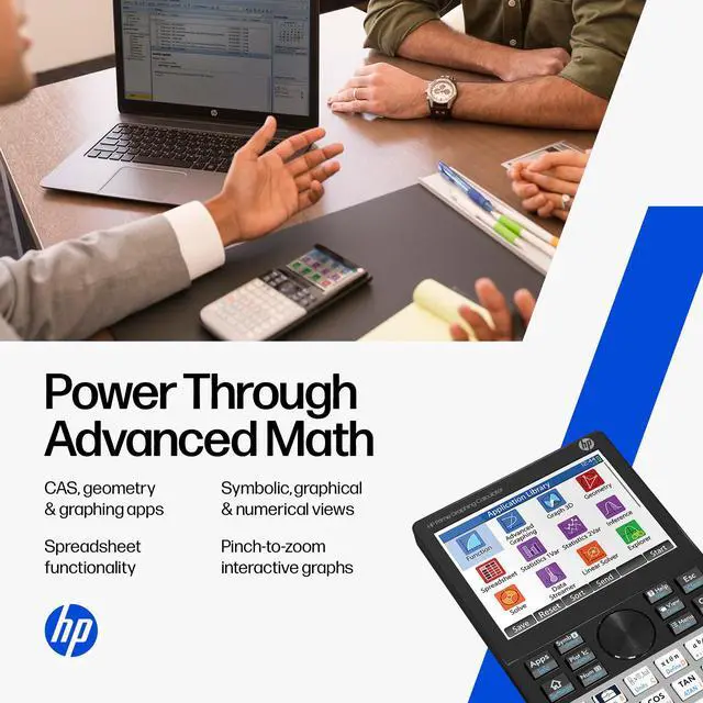 Alt view image 3 of 6 - Prime G2 Graphing Calculator Multi-Touch 3.5" Color Display CAS Exam Approved SAT/AP/IB Scientific Calculator for School, Highschool, College Students Programmable, 256MB, Includes Case + Cloth