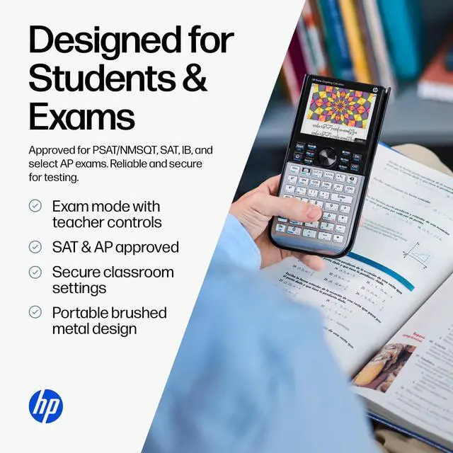 Alt view image 5 of 6 - Prime G2 Graphing Calculator Multi-Touch 3.5" Color Display CAS Exam Approved SAT/AP/IB Scientific Calculator for School, Highschool, College Students Programmable, 256MB, Includes Case + Cloth