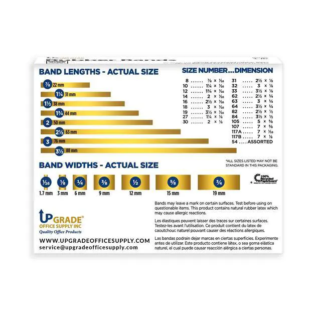 Alt view image 4 of 6 - Upgrade Office Supply Rubber Bands, Size 64, 3200 Count, 40 Pack Case