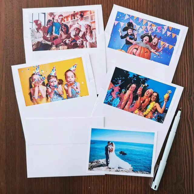 Alt view image 6 of 6 - 1000 Pcs White A2 Invitation Envelopes, Peel & Press Self Seal, 4 3/8 x 5 3/4 Square Flap, RSVP & Return Envelopes, 95lb. Paper, Perfect for Announcements, Greeting Cards, Letters