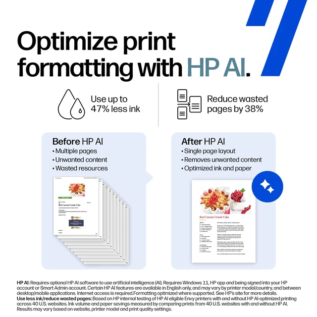 Alt view image 4 of 6 - Envy 6555 Wireless All-in-One Color Inkjet Printer, Print, Scan, Copy, Duplex Printing Best-for-Home, 3 Month Trial of Instant Ink Included, AI-Capable (C2XR6A) Portobello
