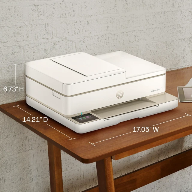 Alt view image 6 of 6 - Envy 6555 Wireless All-in-One Color Inkjet Printer, Print, Scan, Copy, Duplex Printing Best-for-Home, 3 Month Trial of Instant Ink Included, AI-Capable (C2XR6A) Portobello