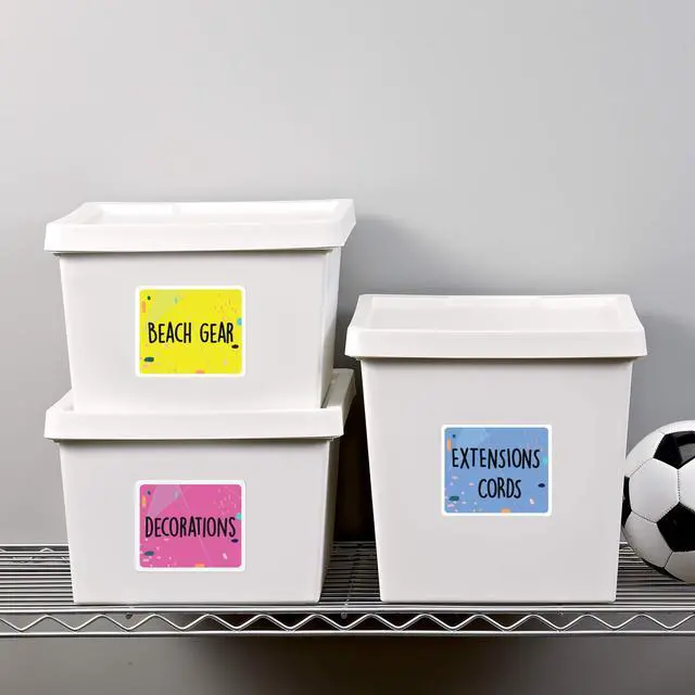 Alt view image 3 of 6 - Printable Shipping Labels, Sure Feed Technology, 3-1/3" x 4", White, 600 Blank Mailing Labels (8464) (Pack of 5)