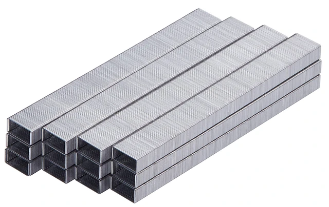 Alt view image 4 of 5 - Office Premium Staples for Jam-Free Stapling, 0.25 Inch, Full Strip, 5,000 Staples/Box (Pack of 12)