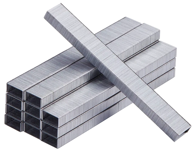 Alt view image 5 of 5 - Office Premium Staples for Jam-Free Stapling, 0.25 Inch, Full Strip, 5,000 Staples/Box (Pack of 12)