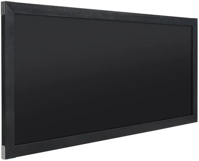 Alt view image 2 of 6 - Extra Large Magnetic Chalkboard Words Sign - 55"x25" Solid Wood Black Frame Wall Decor Bulletin Display Board Long Plaque for Menu, Business, Bar, Home, Office