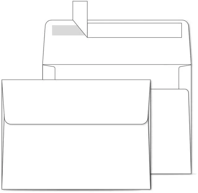 Main image of A2 Printable White Envelopes 1000 Pack - Bulk A2 4-3/8" x 5-3/4" Self-Seal Envelopes for 4.25x5.5 Cards RSVP Christmas Cards Wedding Invitations Photo Baby Shower | Bulk A2 4-3/8" x 5-3/4" Envelopes f