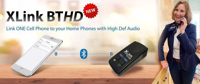 Alt view image 5 of 6 - Xtreme Technologies BT HD - Only High Definiton Audio Bluetooth Cell to Home Telephone Adapter (One Cell Phone)