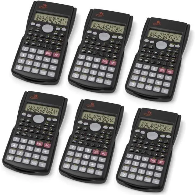 Main image of 6-Pack SC-216 Non-Graphing Scientific Calculator, Middle/High School
