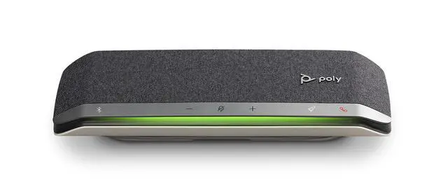 Alt view image 3 of 5 - Poly - Sync 40+ Bluetooth Smart Speakerphone (Plantronics) - Flexible Work Spaces - Connect to PC/Mac via Included BT600 Dongle and Smartphones via Bluetooth - Works with Teams, Zoom & More