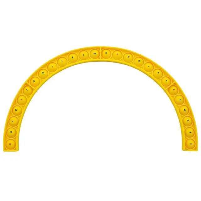 Alt view image 5 of 6 - Alphabet Arc Bubble Board, Double-Sided, Ages 4-7, Letter Recognition, K-2 (Pack of 4)