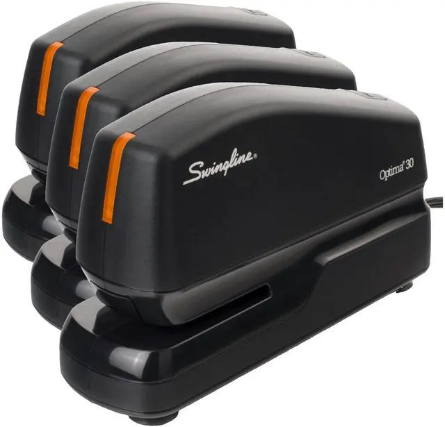 Main image of Electric Stapler, 30 Sheet Capacity, Optima 30, Black (42150) (Pack of 3)