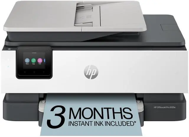 Main image of OfficeJet Pro 8125e Wireless All-in-One Color Inkjet Printer, Print, scan, Copy, ADF, Duplex Printing Best-for-Home Office, 3 Month Instant Ink Trial Included, AI-Enabled (405T6A)