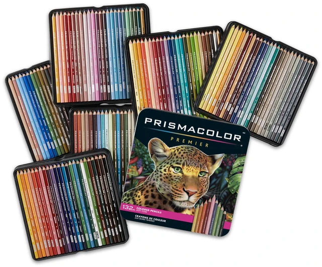 Main image of Premier Colored Pencils, Soft Core, Assorted Colors, 132 Count - Durable, Vibrant, Ultra-Smooth, Adult Coloring, Drawing, Sketching, Arts & Crafts