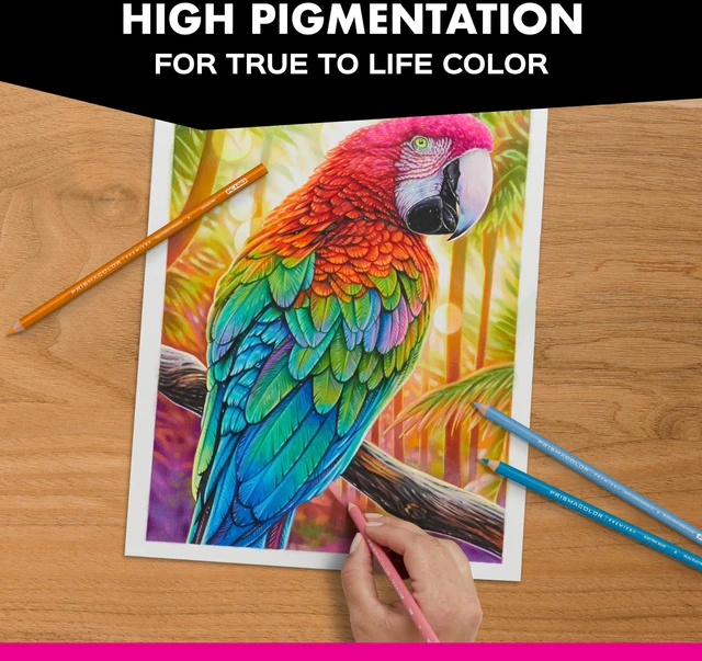 Alt view image 6 of 6 - Premier Colored Pencils, Soft Core, Assorted Colors, 132 Count - Durable, Vibrant, Ultra-Smooth, Adult Coloring, Drawing, Sketching, Arts & Crafts
