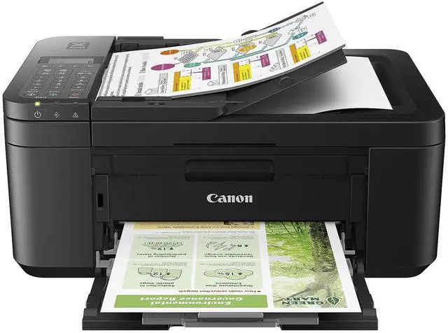 Main image of PIXMA TR4720 All-in-One Wireless Printer, Home Use with Auto Document Feeder, Mobile Printing and Built-in Fax, Black