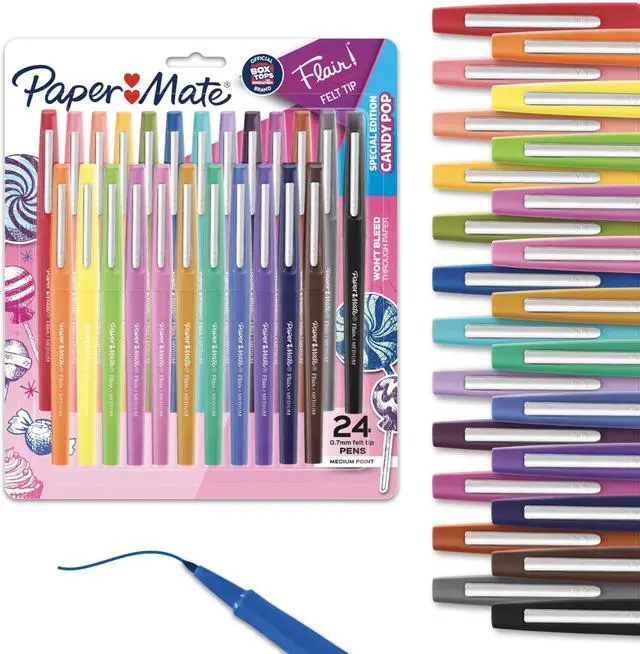 Main image of Flair Felt Tip Pens, Medium Point (0.7mm),Back to School, Teacher Supplies, Arts & Crafts (Pack of 288)