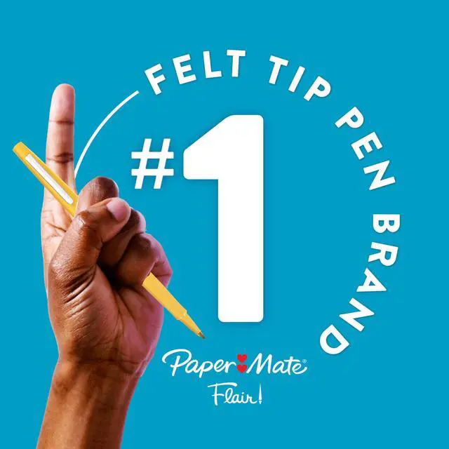 Alt view image 5 of 6 - Flair Felt Tip Pens, Medium Point (0.7mm),Back to School, Teacher Supplies, Arts & Crafts (Pack of 288)