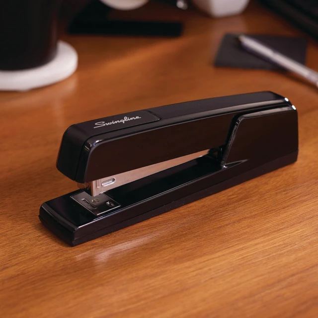 Alt view image 2 of 6 - Stapler,30 Sheet Capacity,747 Classic Stapler,Jam Free,Metal,Black (74701),(Pack of 12)