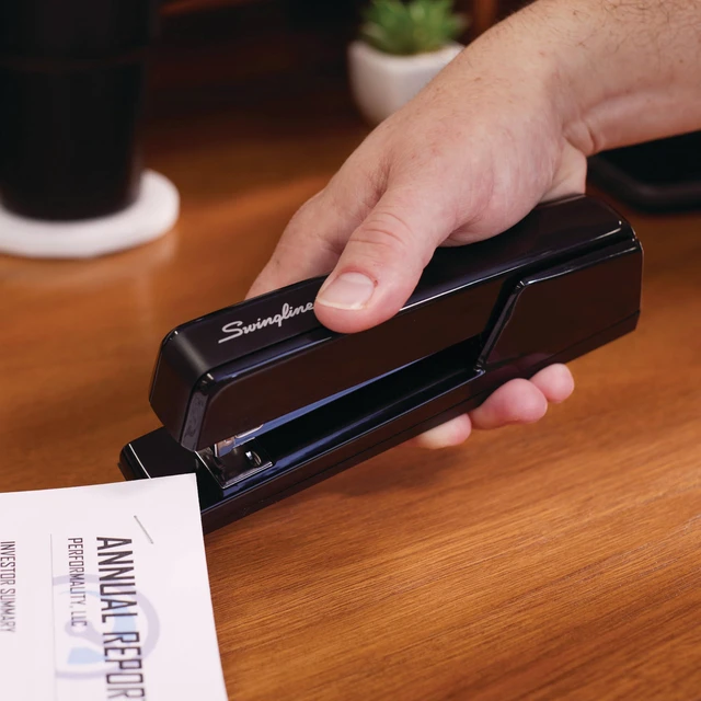 Alt view image 6 of 6 - Stapler,30 Sheet Capacity,747 Classic Stapler,Jam Free,Metal,Black (74701),(Pack of 12)