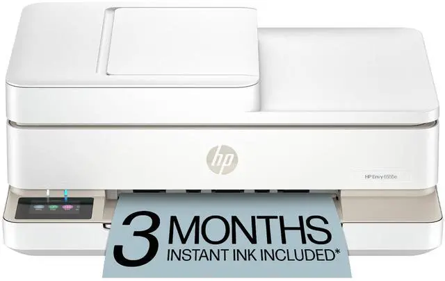 Main image of Envy 6555e Wireless All-in-One Color Inkjet Printer, Portobello, Print, scan, Copy, Duplex Printing Best-for-Home, 3 Month Instant Ink Trial Included, AI-Enabled (714N5A)