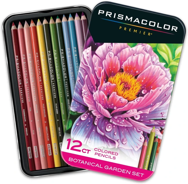 Main image of Premier Colored Pencils,Soft Core,Botanical Garden Set,- Adult Coloring,Drawing,Creative,Art Supplies,12 Count (Pack of 12)