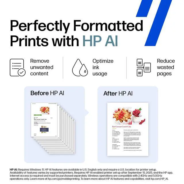 Alt view image 4 of 6 - OfficeJet Pro 8139e Wireless All-in-One Color Inkjet Printer, Print, scan, Copy, fax, ADF, Duplex Printing Best-for-Home Office, 1 Year Instant Ink Trial Included, AI-Enabled (40Q51A)