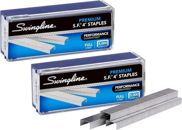 Main image of Staples,S.F. 4,Premium for Desktop Staplers,1/4" Length,210/Strip,5000/Box (35450),2 Count (Pack of 10)