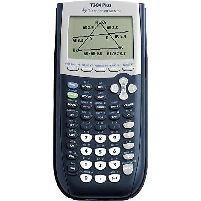 Alt view image 2 of 2 - TI-84 Plus Graphics Calculator, Black 320 x 240 pixels (2.8" diagonal)