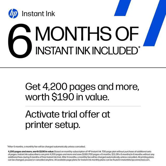Alt view image 3 of 6 - DeskJet 2923 Wireless All-in-One Color Inkjet Printer, Scanner, Copier, 6 Month Trial of Instant Ink Included, AI-Capable (B18JWA)
