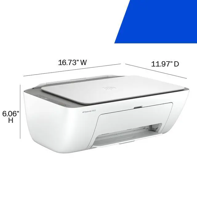 Alt view image 6 of 6 - DeskJet 2923 Wireless All-in-One Color Inkjet Printer, Scanner, Copier, 6 Month Trial of Instant Ink Included, AI-Capable (B18JWA)