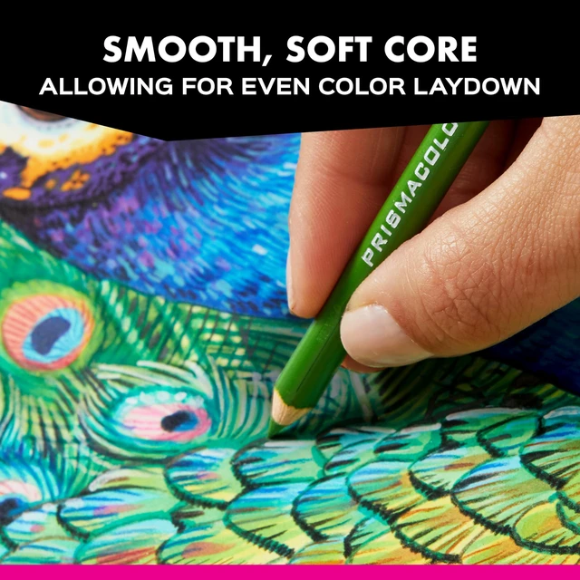 Alt view image 4 of 6 - Premier Colored Pencils, Soft Core, Assorted Colors, 72 Count - Durable, Vibrant, Ultra-Smooth, Adult Coloring, Drawing, Sketching, Arts & Crafts