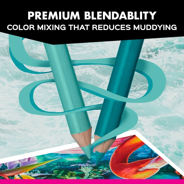 Alt view image 5 of 6 - Premier Colored Pencils, Soft Core, Assorted Colors, 72 Count - Durable, Vibrant, Ultra-Smooth, Adult Coloring, Drawing, Sketching, Arts & Crafts