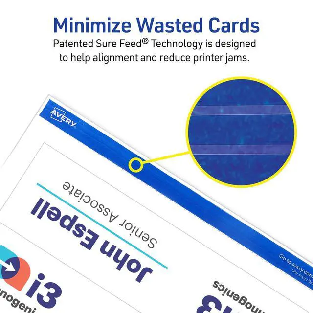 Alt view image 3 of 6 - White Tent Cards with Embossed Border | Printable | For Laser & Inkjet | 2-1/2" x 8-1/2" | Pack of 5, 500 Cards