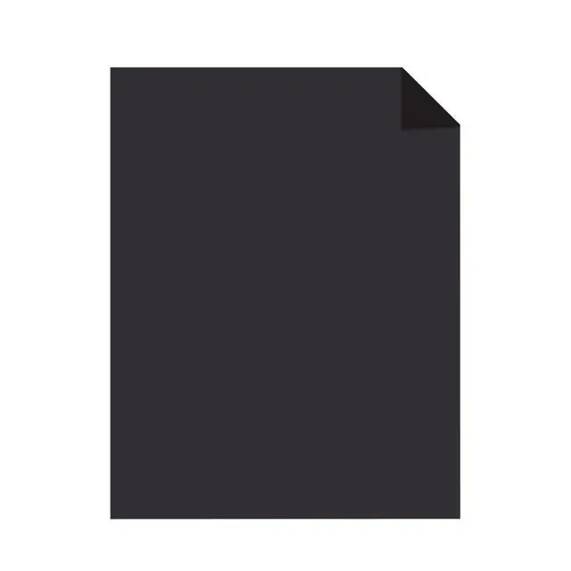 Alt view image 2 of 5 - Astrobrights Color Cardstock,65 lb Cover Weight,8.5 x 11,Eclipse Black,100 Count (Pack of 6)