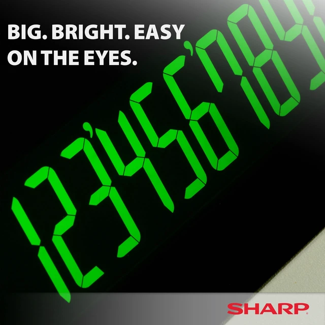 Alt view image 5 of 6 - EL-1197PIII Heavy Duty Color Printing Calculator with Clock and Calendar