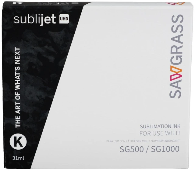 Main image of SubliJet UHD Sublimation Ink Cartridge - Black - High-Performance Ink SG500 SG1000 Sublimation Printers - Long-Lasting, High-Viscosity Gel Ink for Vibrant, Crisp Prints