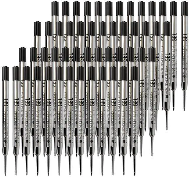 Main image of Capless Gel Refill to Fit Parker, Extra Fine, Black, 50 Pack | Capless gel refill offers smooth, clean writing with bold color for compatible ballpoint pens