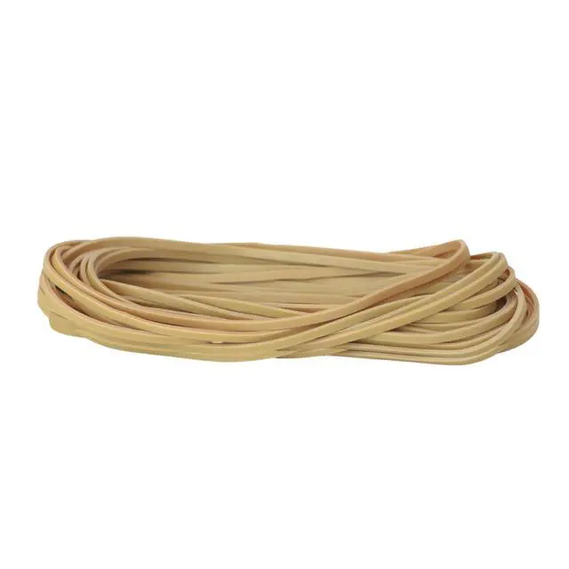 Alt view image 5 of 6 - Rubber 27405 Advantage Rubber Bands Size #117B, 1 lb Box Contains Approx. 200 Bands (7" x 1/8", Natural Crepe), Beige (Pack of 10)