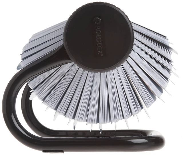 Alt view image 4 of 6 - ® Open Metal Single Rotary File 2 1/4" x 4" 500 Cards Black (Pack of 4)