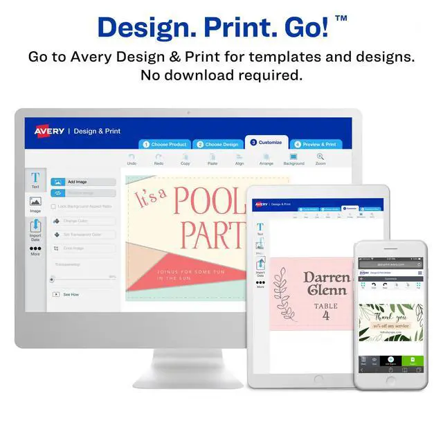 Alt view image 6 of 6 - Printable Note Cards, Envelopes Included, 4.25" x 5.5", Textured White, Laser & Inkjet Compatible, 50 Blank Cards, Great for Product Branding, Marketing, and More (3379), (Pack of 6)