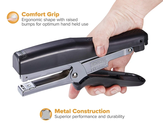 Alt view image 5 of 6 - Office B8 Xtreme Duty 45 Sheet Plier Stapler, Black (B8HDP) (Pack of 6)