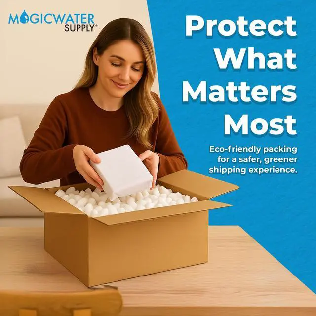 Alt view image 2 of 6 - MagicWater Packing Peanuts for Shipping - 3.5 Cu Ft - Bio Tube Recycled Compostable & Biodegradable Void Filler - Cushion for Shipping Packaging - Dust-Free & Abrasion Resistant - Non Styrofoam