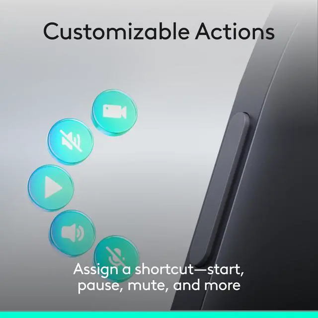 Alt view image 5 of 6 - Spotlight 2 Presentation Remote Wireless Clicker Haptics - Black | Digital Highlighting, Customizable Actions, Laser Pointer, Quick Charge, Bluetooth, USB-C