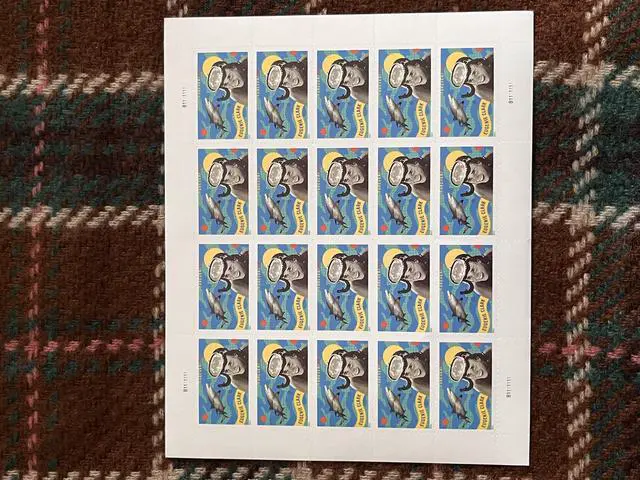 Main image of US Stamps 2022 Eugenie Clark 5 Sheets of 20