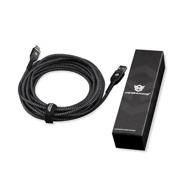 Alt view image 6 of 6 - 13.12FT Charging Cable for ps5 Controller, Replacement USB C Cord for Gamepad, Universal Data Cord Accessories for Xbox Core/Elite Series 2 / Switch Pro Controller