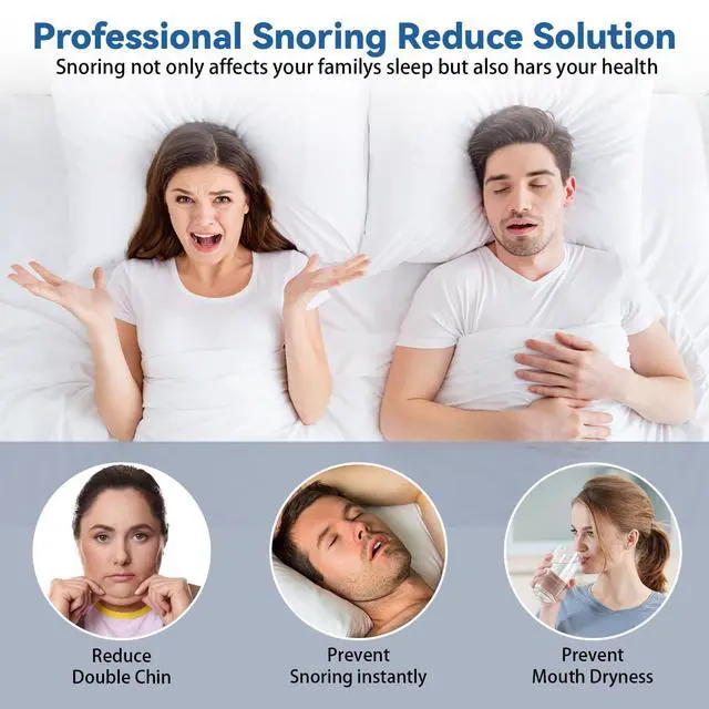 Alt view image 2 of 6 - Chin Strap for Sleeping, Chin Strap for CPAP Users, Jaw Strap for Sleep Apnea, Adjustable & Breathable Chin Strap, Anti Snoring Devices,Snore Stopper for Men and Women, (Pink/M)