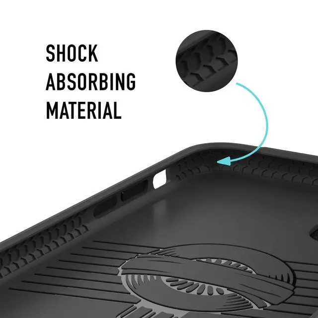 Alt view image 5 of 7 - iPhone 13 Pro Case with Camera Covers Front and Rear | Protect Your iPhone and Privacy | 6-Foot Drop Proof | 6,1 Inch | Camera Protection by Valenta. Black
