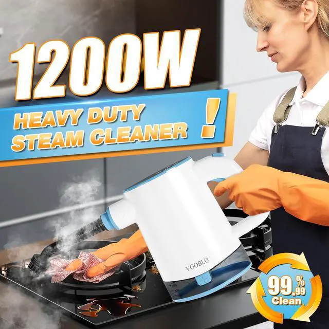 Alt view image 2 of 7 - Steam Cleaner, 15s Fast Heat-Up & 500ml Removable Large Water Tank, Pressurized Handheld Steam Cleaner for Home, Multi-Surface Steamer for Cleaning Kitchen, Bathroom, Car, Floor, Furniture